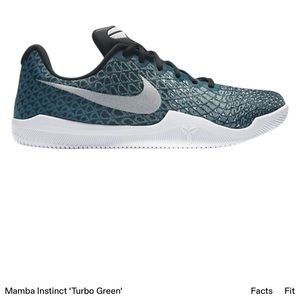 Nike Kobe Mamba Instinct Turbo Green Size 7.5 Mens Turbo Green *Rare*